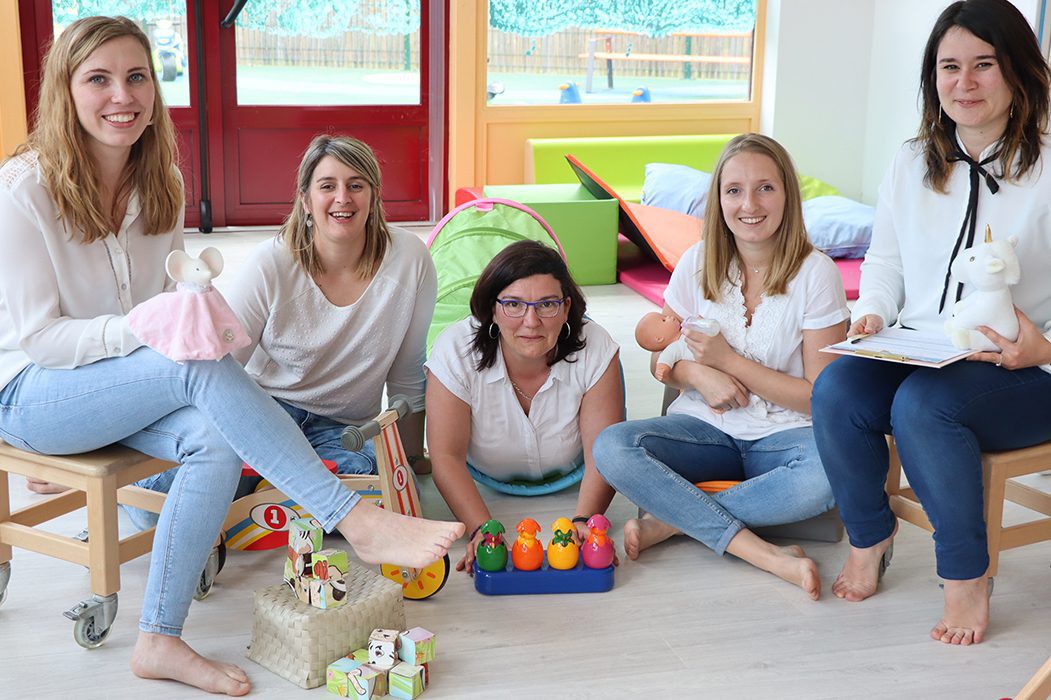 Salle d'accueil de la micro-crèche