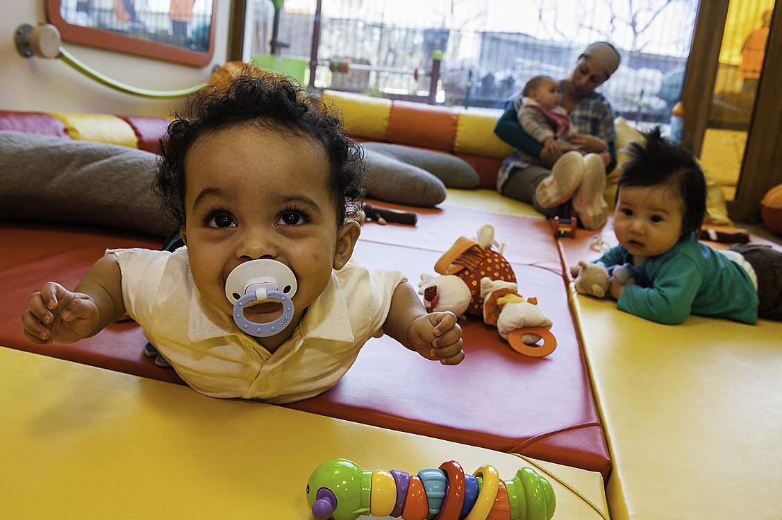 Espace de jeux aménagé