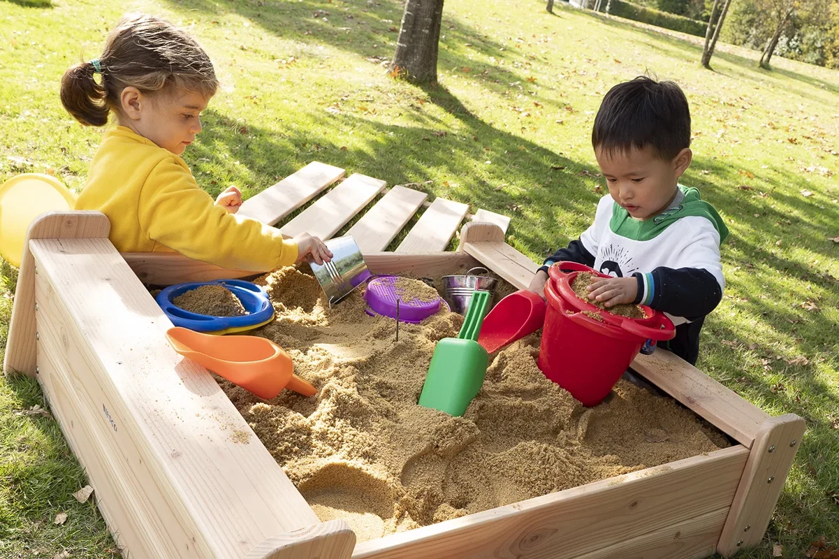 Jardin extérieur clôturé